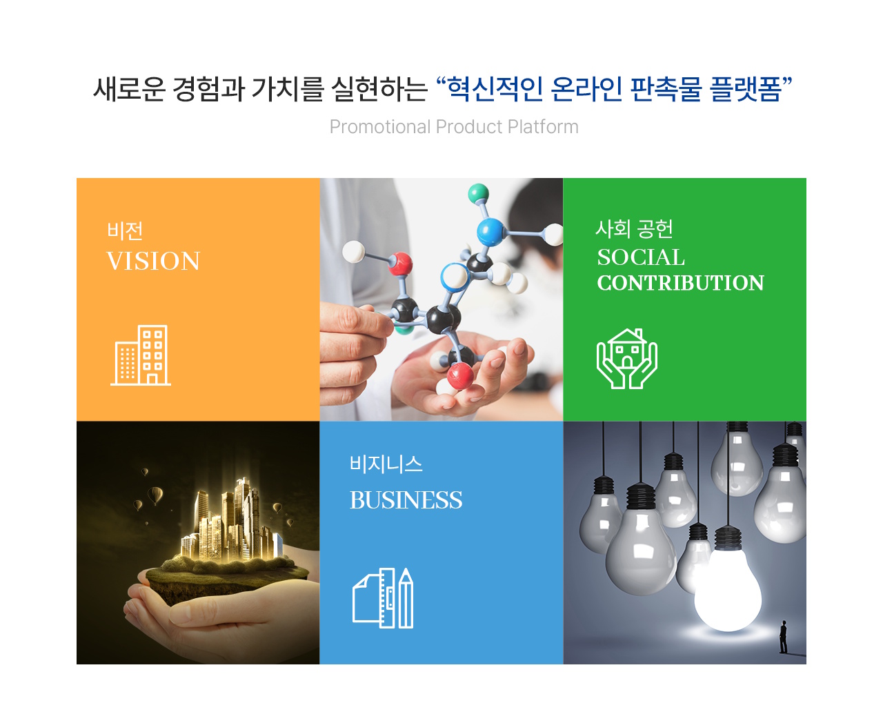 새로운 경험과 가치를 실현하는 혁신적인 온라인 판촉물 플랫폼