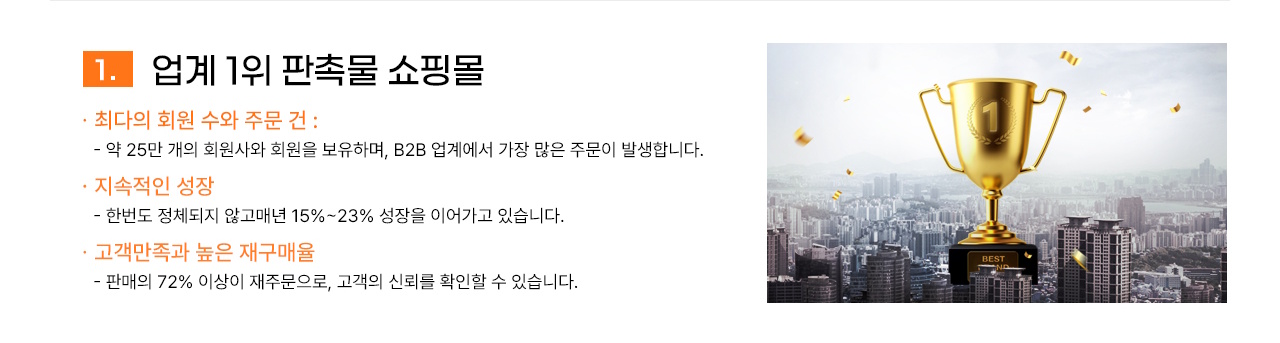 업계 1위 판촉물 쇼핑몰